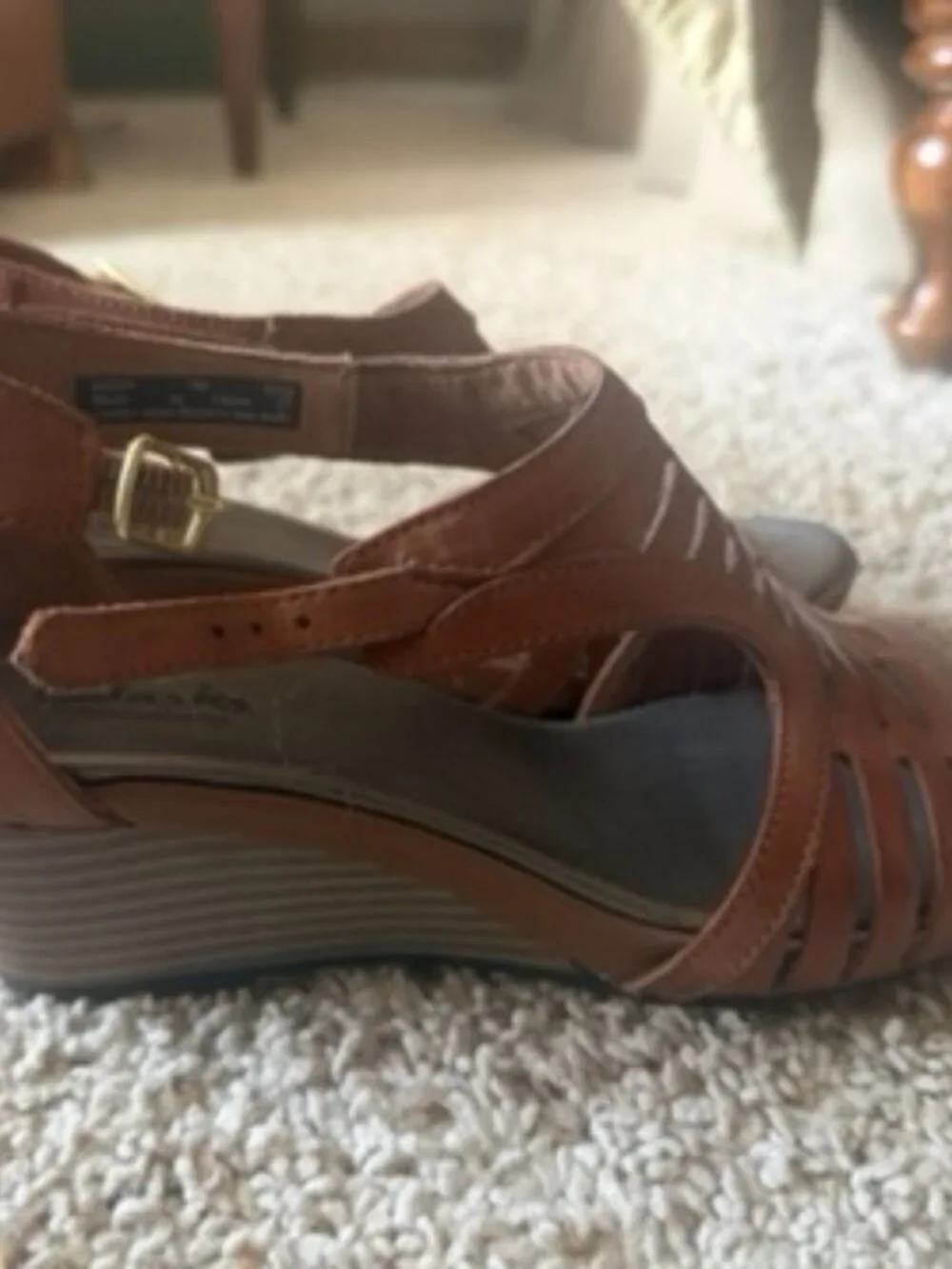 Clarks Bendables - Wedge Sandals - 7